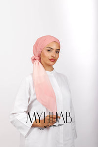Foulard Turban Dégradé - Sauman rose