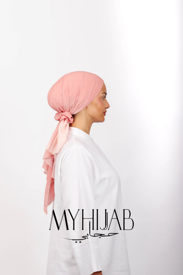 Foulard Lycra Dégradé - Saumane rose