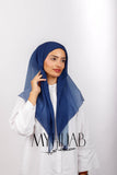 Foulard Lycra Dégradé - Bleu marine