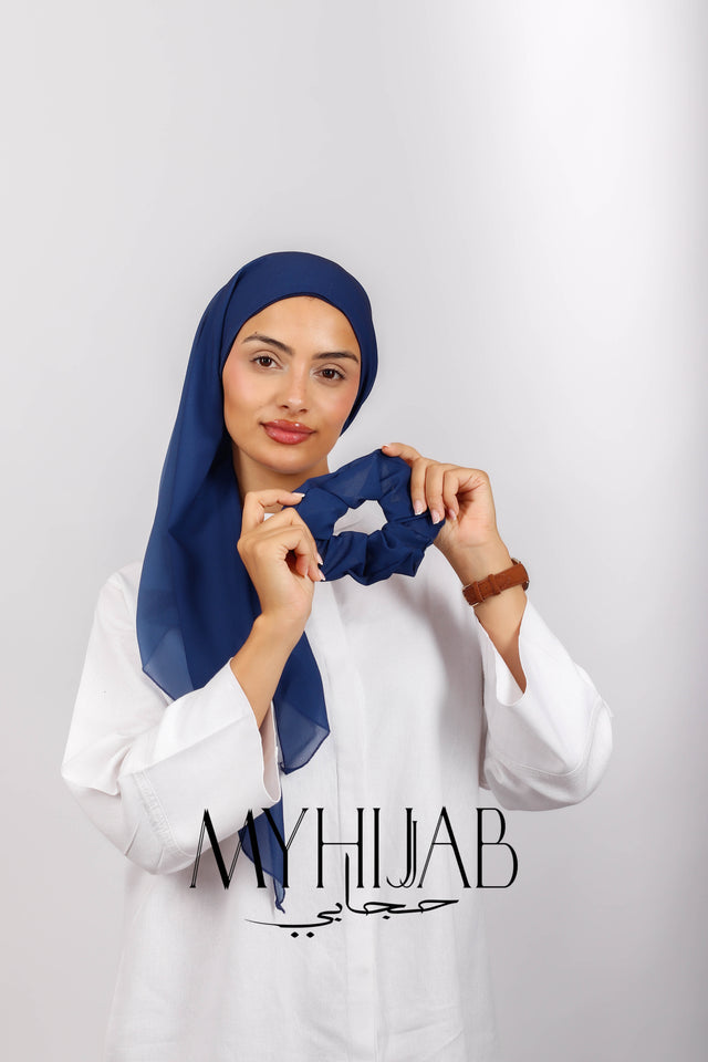 Foulard Lycra Dégradé - Bleu marine