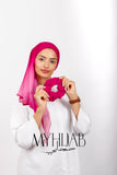 Foulard Lycra Dégradé - Rose fushia