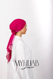 Foulard Lycra Dégradé - Rose fushia
