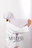Foulard Lycra Dégradé - Mauve clair