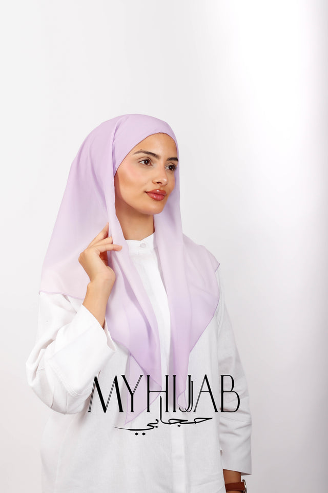 Foulard Lycra Dégradé - Mauve clair