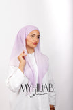 Foulard Lycra Dégradé - Mauve clair