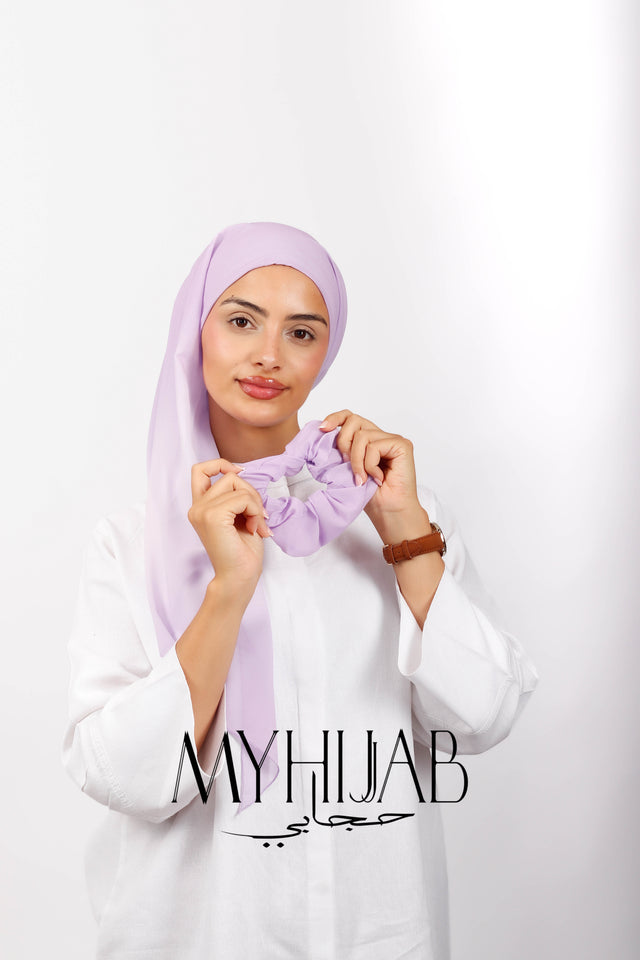 Foulard Lycra Dégradé - Mauve clair
