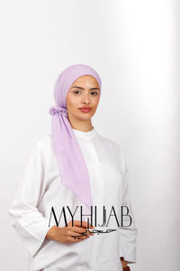 Foulard Turban Dégradé - Mauve clair