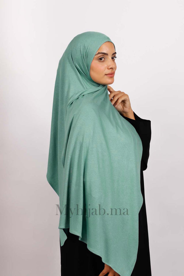 Lycra coton - Turquoise clair