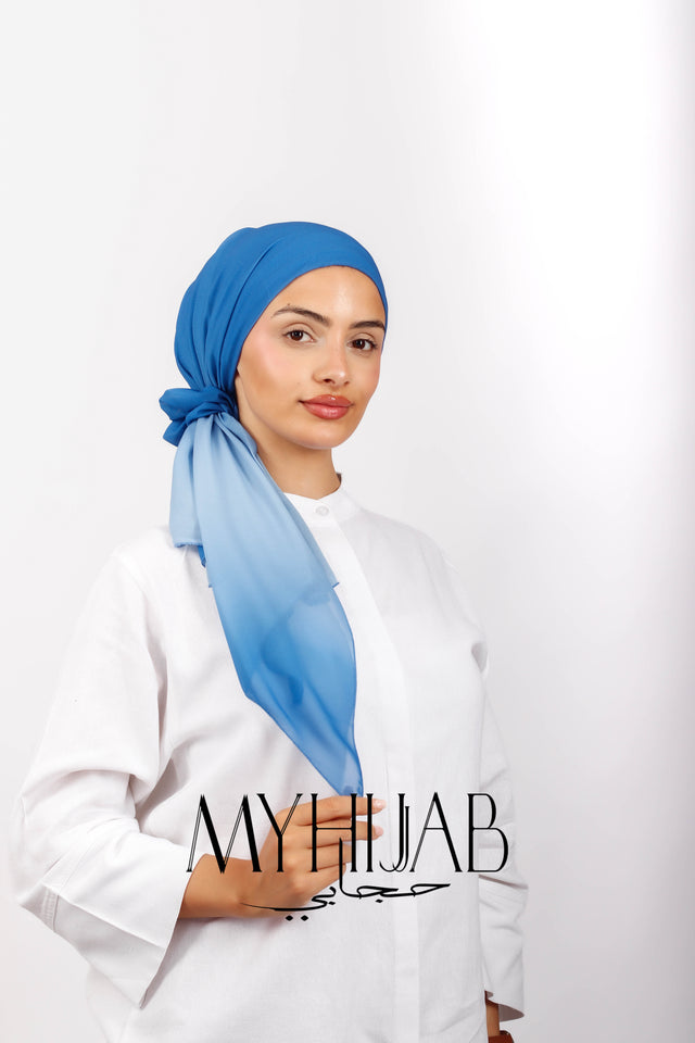 Foulard Lycra Dégradé - Bleu
