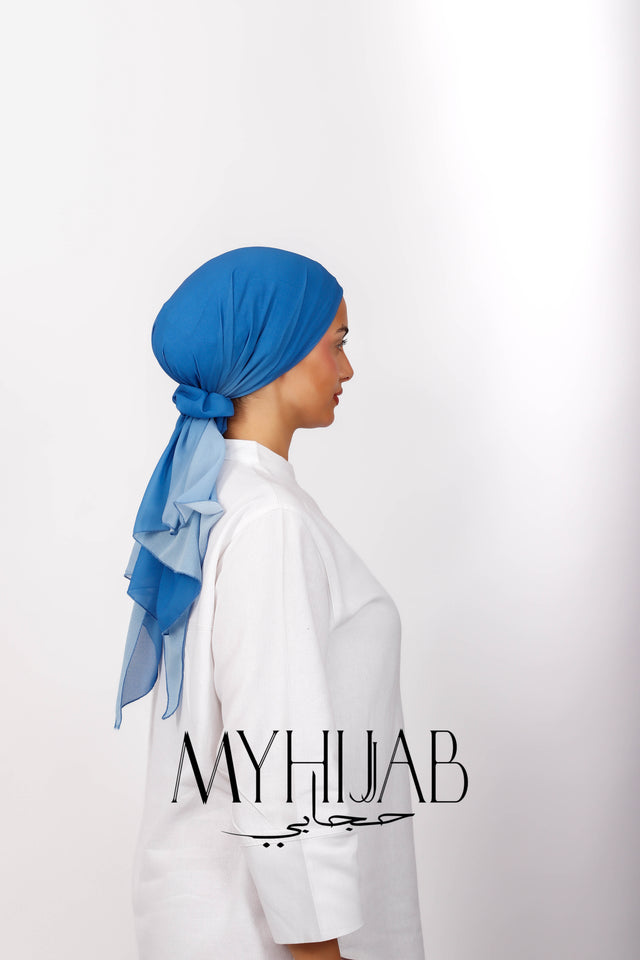 Foulard Lycra Dégradé - Bleu