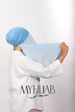 Foulard Lycra Dégradé - Bleu ciel