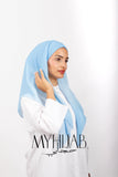 Foulard Lycra Dégradé - Bleu ciel