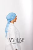 Foulard Lycra Dégradé - Bleu ciel