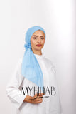 Foulard Lycra Dégradé - Bleu ciel