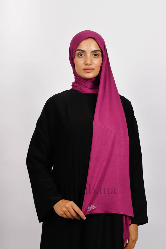 Lycra Coton - Rose indien