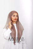 Foulard Lycra Dégradé - Beige marron