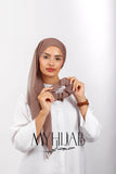 Foulard Lycra Dégradé - Beige marron