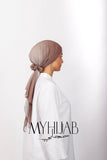 Foulard Lycra Dégradé - Beige marron
