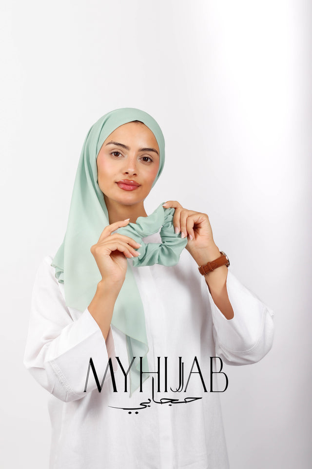 Foulard Lycra Dégradé - Vert pastel