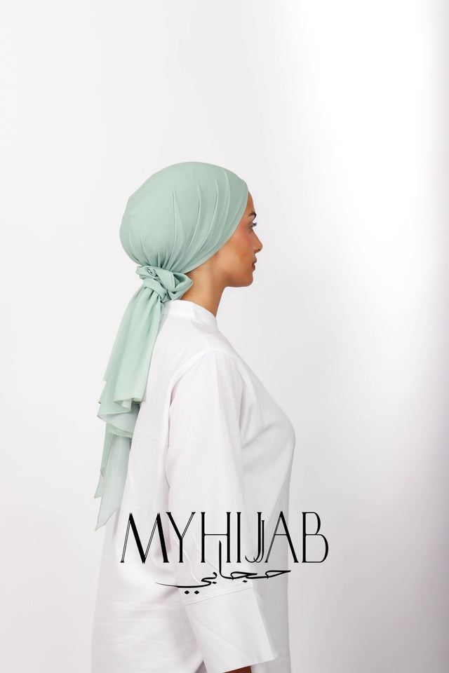 Foulard Lycra Dégradé - Vert pastel