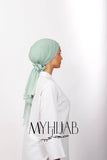 Foulard Lycra Dégradé - Vert pastel