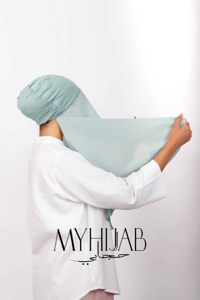 Foulard Lycra Dégradé - Tourquois clair