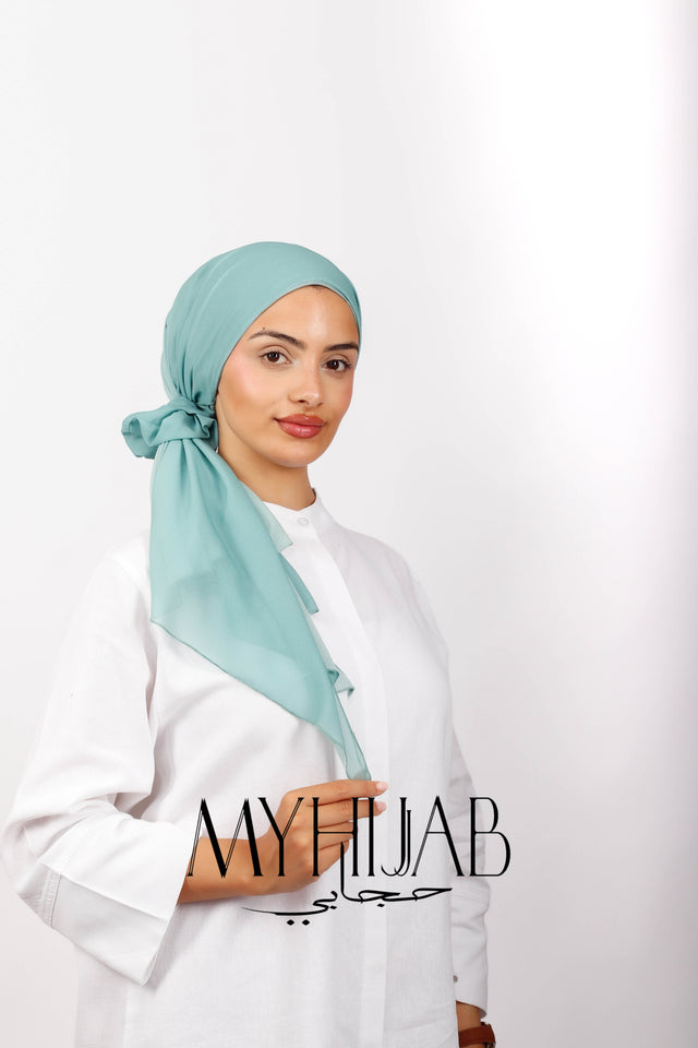 Foulard Lycra Dégradé - Tourquois clair