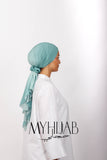 Foulard Lycra Dégradé - Tourquois clair