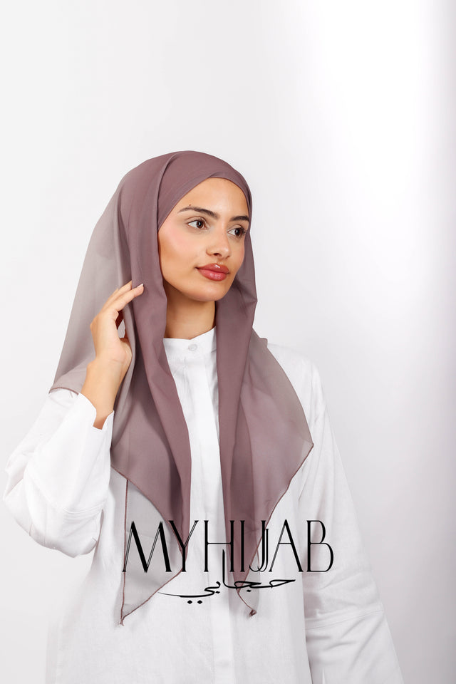 Foulard Lycra Dégradé -  Smoky Brown