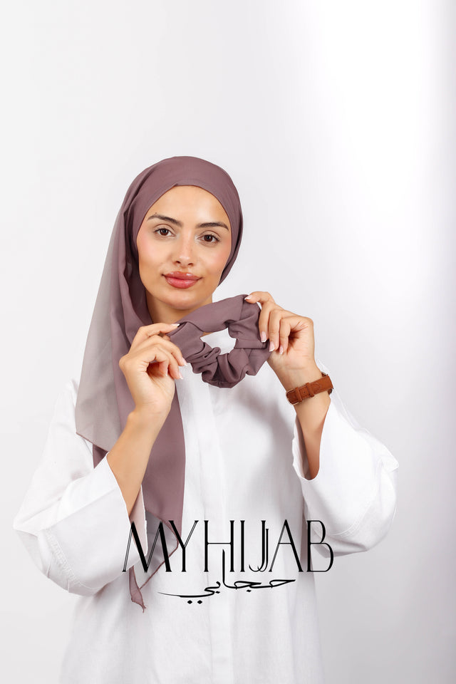Foulard Lycra Dégradé -  Smoky Brown