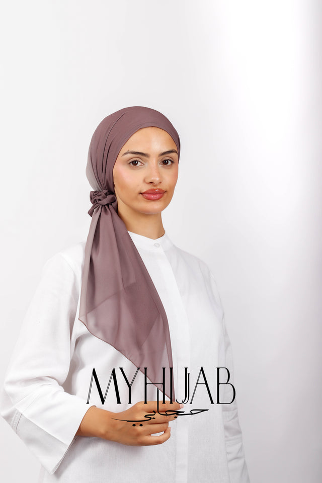 Foulard Lycra Dégradé -  Smoky Brown