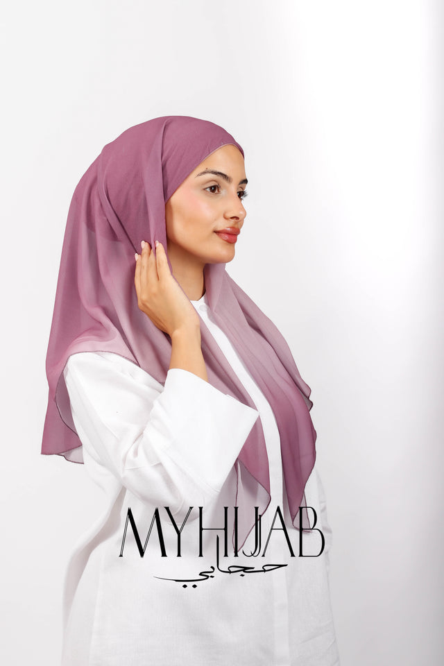 Foulard Lycra Dégradé - Mauve lilas