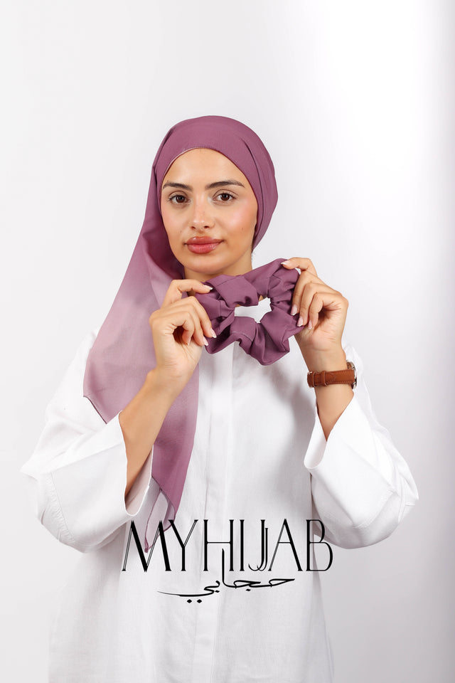 Foulard Lycra Dégradé - Mauve lilas