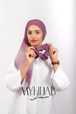 Foulard Lycra Dégradé - Mauve lilas