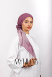 Foulard Lycra Dégradé - Mauve lilas