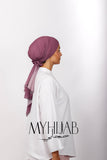 Foulard Lycra Dégradé - Mauve lilas