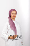 Foulard Lycra Dégradé - Mauve lilas