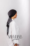 Foulard Lycra Dégradé - Gris Onyx
