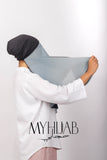 Foulard Lycra Dégradé -Gris fonce