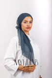 Foulard Lycra Dégradé -Gris fonce