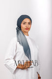 Foulard Lycra Dégradé -Gris fonce