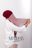 Foulard Lycra Dégradé - Bordeaux rosé