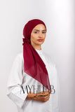 Foulard Lycra Dégradé - Bordeaux rosé
