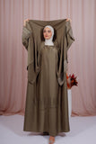 Abaya Nayra - Vert olive