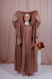 Abaya Nayra - Marron pink