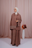 Abaya Nayra - Marron pink