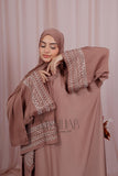 Abaya Nayra - Marron pink