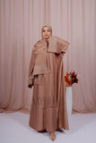 Abaya Nayra - Beige pink