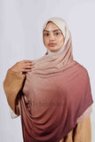 Lycra degradé -Marron Beige