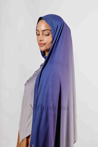Lycra degradé - Bleu marine